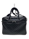 【中古】LOUIS VUITTON◆1)イカール_ダミエ・グラフィット_BLK/PVC/BLK【バッグ】