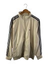 【中古】adidas◆BECKENBAUER TRACKTOP/トラックジャケット/M/ポリエステル/CRM/無地/IZ4922【メンズウェア】
