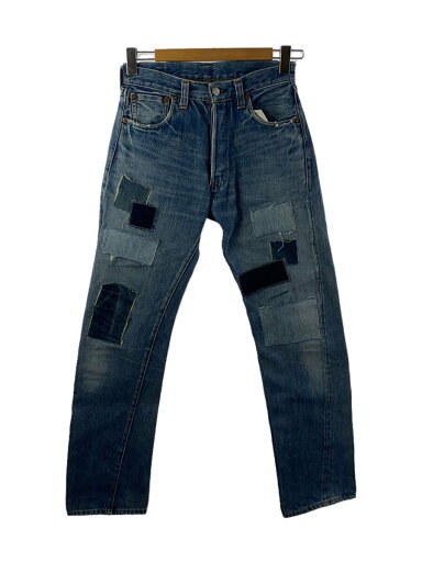 【中古】Levi’s◆ストレートパンツ/31/コットン/IDG/501XX/ボタン裏555/BIG E/赤耳/米国製/リメイク【メンズウェア】 【中古】Levi’s◆ストレートパンツ/31/コットン/IDG/501XX/ボタン裏555/BIG E/赤耳/米国製/リメイク【メンズウェア】