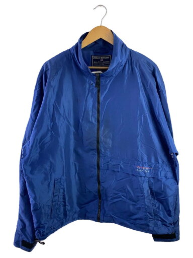 【中古】POLO SPORT◆ナイロンジャケット/XL/ナイロン/BLU/袖口ヨゴレ有【メンズウェア】 【中古】POLO SPORT◆ナイロンジャケット/XL/ナイロン/BLU/袖口ヨゴレ有【メンズウェア】