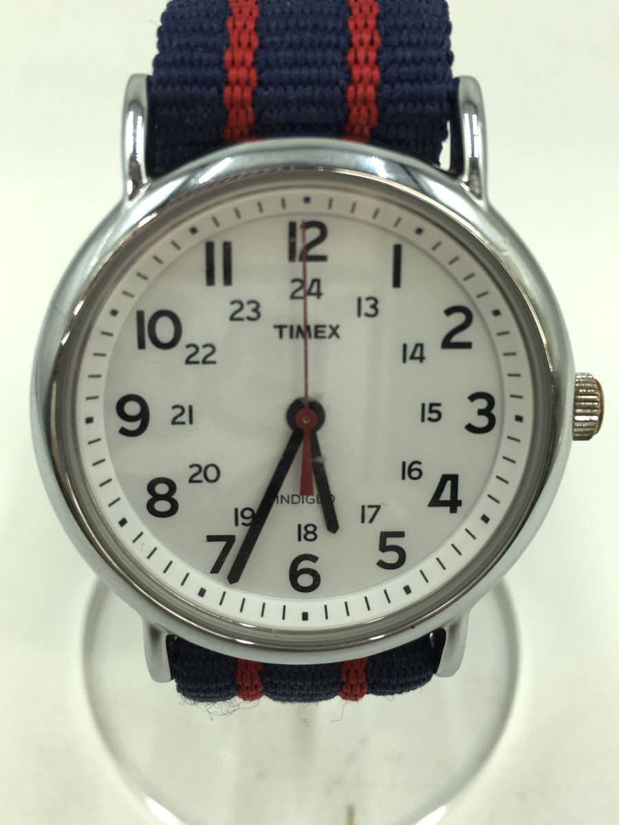 【中古】TIMEX◆クォーツ腕時計/アナ