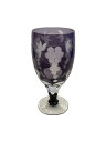 【中古】葡萄模様/ビール杯/江戸切子/グラス【キッチン用品】
