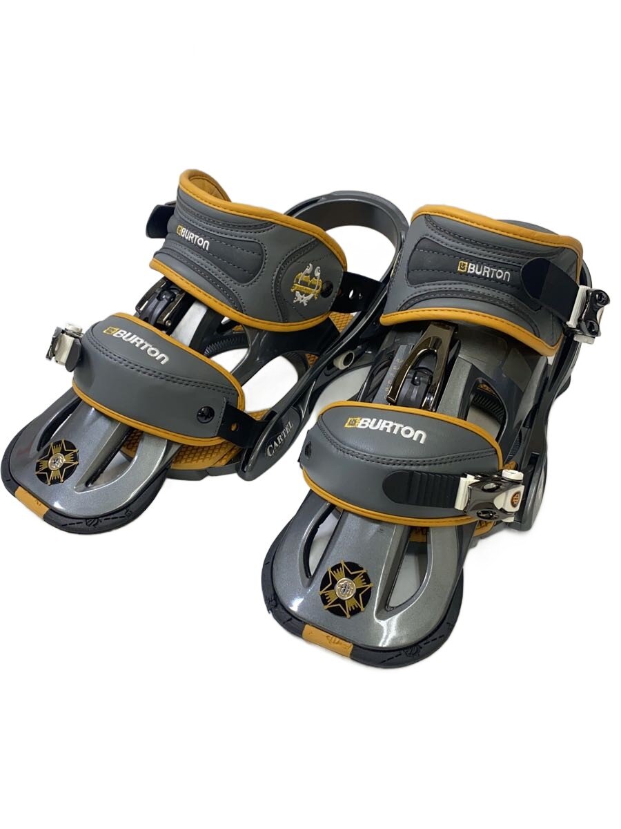 【中古】BURTON◆スノーボードバインディング/GRY【スポーツ】