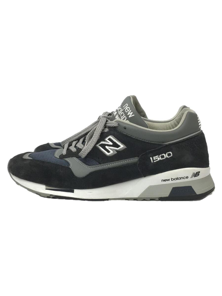 【中古】NEW BALANCE◆M1500/ネイビー/Made in UK/26.5cm/NVY【シューズ】