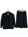【中古】CHANEL◆セットアップ/36/リネン/NVY/無地【レディースウェア】