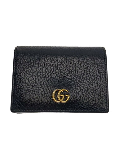 【中古】GUCCI◆カードケース_GGマーモント/レザー/BLK/レディース【服飾雑貨他】 【中古】GUCCI◆カードケース_GGマーモント/レザー/BLK/レディース【服飾雑貨他】