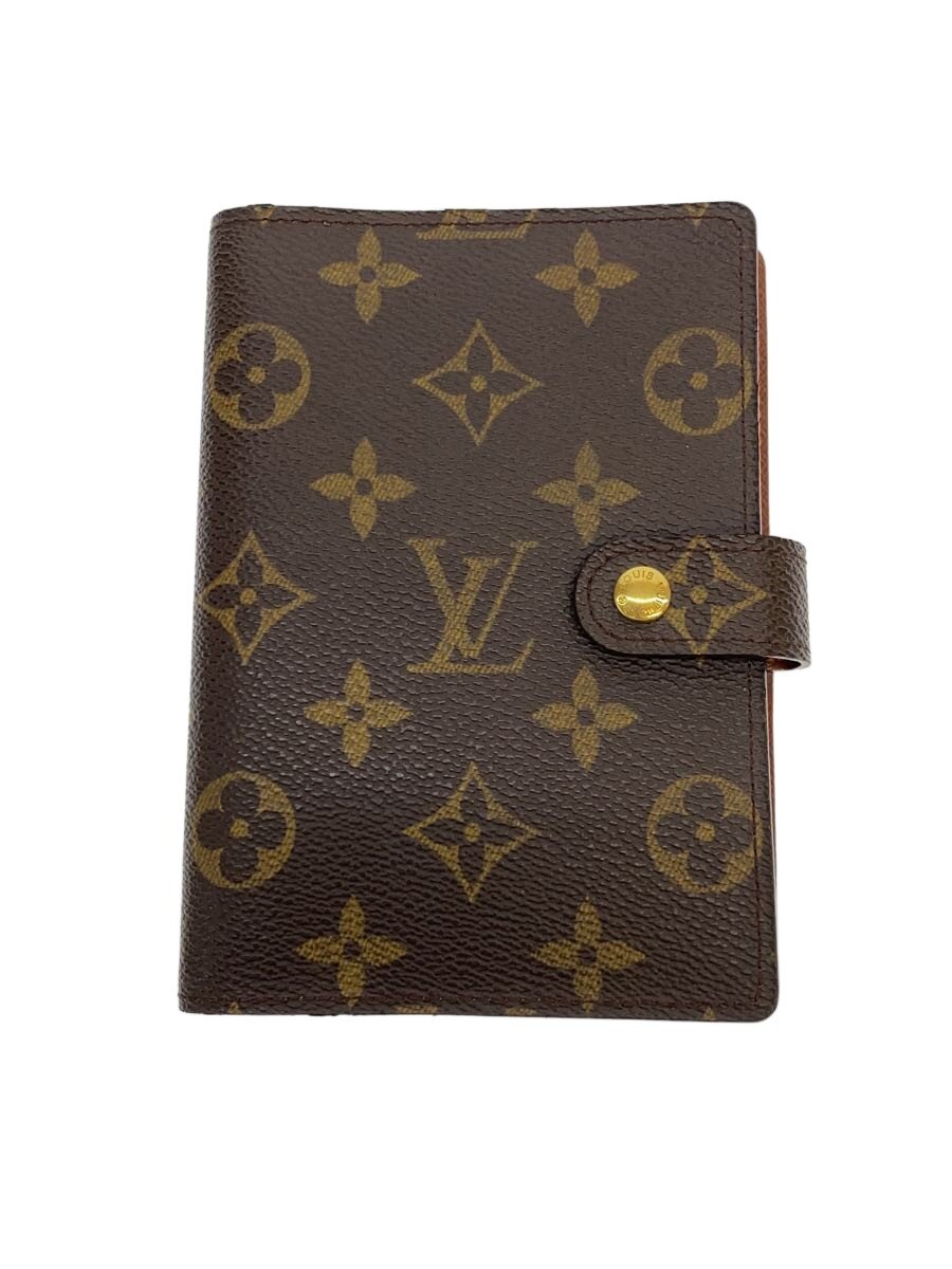 【ブランド】LOUIS VUITTON 【ブランドカナ】ルイヴィトン 【型番】R20005 【程度】B 【サイズ】 【メインカラー】ブラウン 【素材・生地】その他 【キーワード】　　 2025/10/05 セカンドストリートイオンタウン青森浜田店【4856】【中古】LOUIS VUITTON◆アジェンダPM_モノグラム・キャンバス/ブラウン/手帳カバー ブランド LOUIS VUITTON 型番 R20005 カラー ブラウン 柄 素材・生地 その他>色・素材について サイズ >サイズ表示について 実寸（cm） 【ウォレット】 縦：14.5 / 横：10 / 厚み：1.5 【その他】 その他サイズ：/ 商品は　セカンドストリートイオンタウン青森浜田店の店頭にて販売しております。商品に関するお問合わせは、お電話(TEL:017-711-8084)にて、問合わせ番号：2348560227634をお伝えください。 配送方法やお支払い方法に関するお問い合わせは、サポートセンターまでご連絡をお願いします。 ※お電話の対応は営業時間内のみとなります。お問い合わせフォームでお問い合わせの際はご注文番号をご記入下さい この商品に関する出品店舗からのコメント 使用感は少なく、まだまだ使用していただけるお品物です。