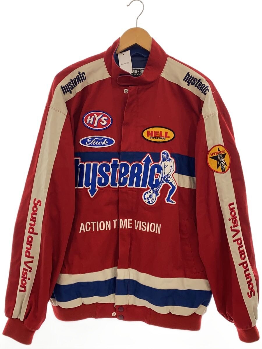 HYSTERIC GLAMOUR◆23AWHYSTRIC RACINGピットクルージャケット/02233AB08