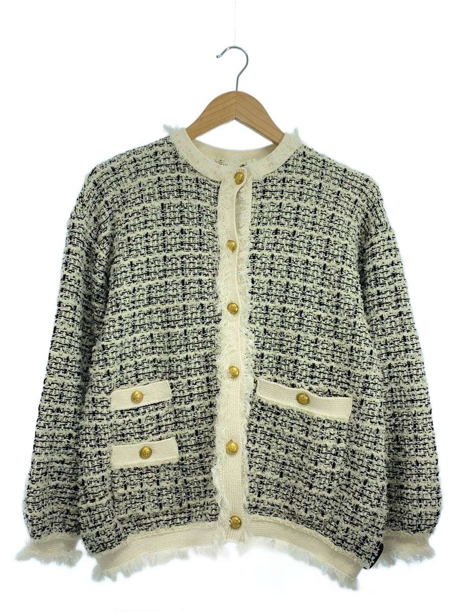 【中古】Mila Owen◆カーディガン(厚手)/0/コットン/WHT/チェック/09WNJ241110【レディースウェア】 jumblestore-38826589 2nd STREET 楽天市場店 パッケージ画像