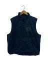 【中古】Diaspora Skateboards◆Pullover Puff Vest/ベスト/XL/ポリエステル/BLK/23AW-DSP-OT05【メンズウェア】|詳細画像