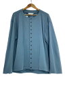 【中古】Sasquatchfabrix.◆CHICHIN-PUI-PUI SNAP CARDIGAN/M/コットン/BLU/無地/21SS-CSS-004【メン...
