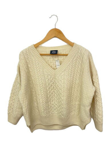 【中古】ISABEL MARANT◆ニット・セーター(厚手)/one/ウール/CRM/無地/18-080-230-0027-3-0【レディースウェア】 【中古】ISABEL MARANT◆ニット・セーター(厚手)/one/ウール/CRM/無地/18-080-230-0027-3-0【レディースウェア】