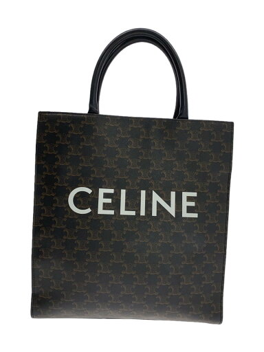 【中古】CELINE◆トートバッグ/--/BRW/総柄【バッグ】 【中古】CELINE◆トートバッグ/--/BRW/総柄【バッグ】