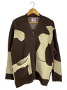 【中古】SON OF THE CHEESE◆カーディガン(厚手)/L/コットン/BRW/SC2210-KN04【メンズウェア】