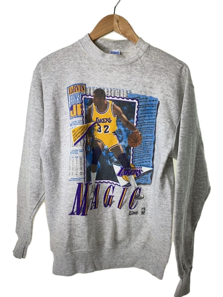 【中古】SALEM SPORTSWEAR/Magic Johnson/スウェット/M/コットン/GRY【メンズウェア】