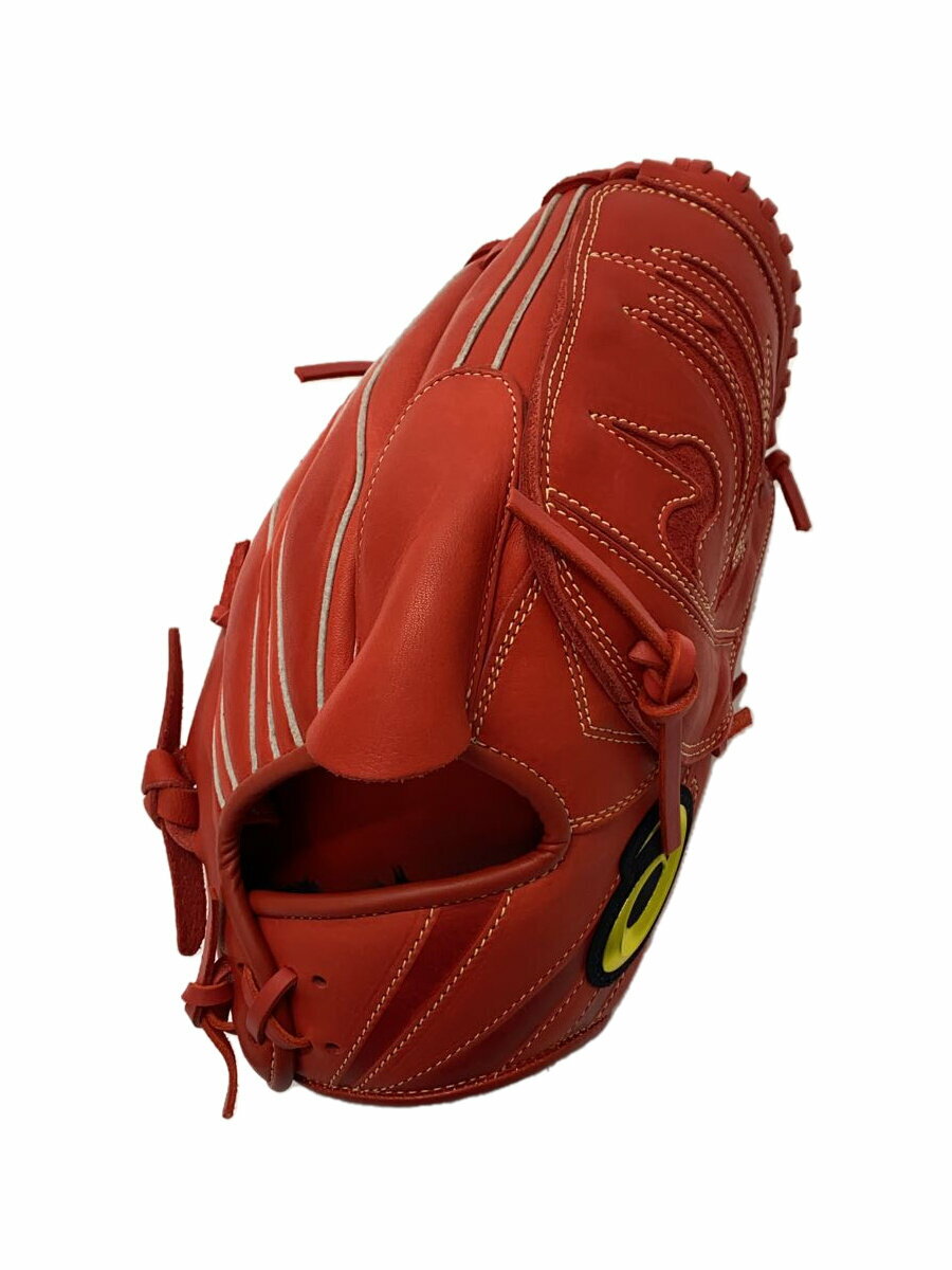 【中古】ASICS◆野球用品/右利き用/RED【スポーツ】
