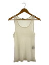 【中古】SAINT LAURENT◆タンクトップ/S/ウール/ホワイト//【メンズウェア】