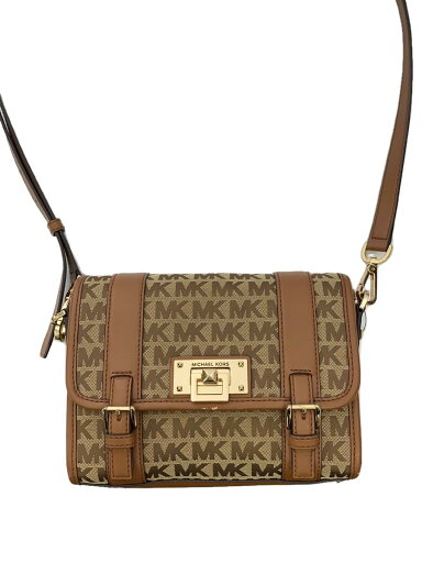 【中古】MICHAEL KORS◆ショルダーバッグ/キャンバス/ベージュ/モノグラム/35H9GBFM5J【バッグ】 【中古】MICHAEL KORS◆ショルダーバッグ/キャンバス/ベージュ/モノグラム/35H9GBFM5J【バッグ】