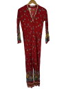 【中古】Freada◆×Swell Vintage/オールインワン/FREE/レーヨン/RED/総柄/211-3401【レディースウェア】(4)