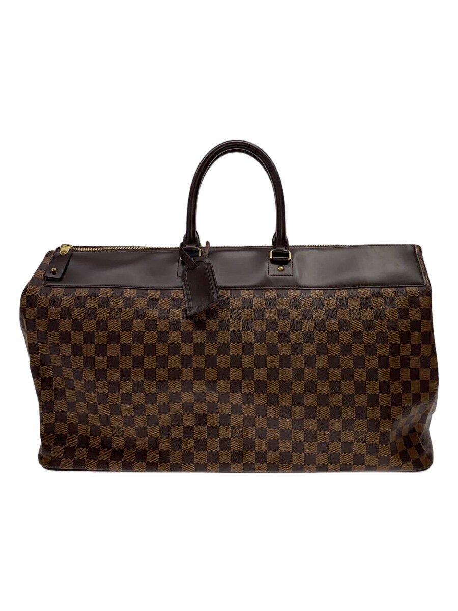 LOUIS VUITTON - 【中古】LOUIS VUITTON◆グリニッジGM_ダミエ・エベヌ_BRW/PVC/BRW/※内側汚れ/角スレ有//【バッグ】