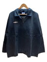 【中古】UMBRO◆長袖シャツ/XL/コットン/BLK/K6156【メンズウェア】(4)