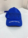 【中古】PEARLY GATES◆キャップ/--/ポリエステル/BLU/メンズ【服飾雑貨他】