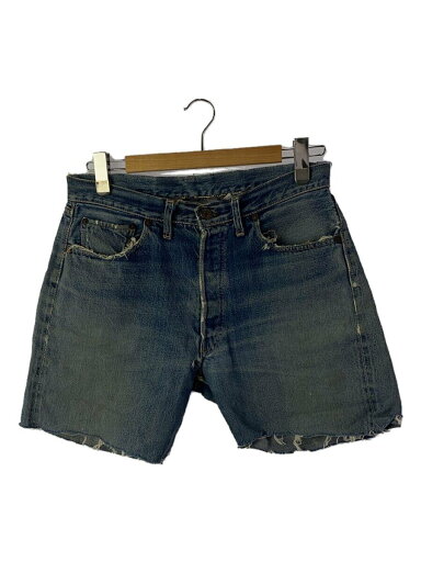【中古】Levi’s◆501XX/ギャラ無/足長/Vステッチ/カットオフ/ショートパンツ/--/デニム/IDG【メンズウェア】 【中古】Levi’s◆501XX/ギャラ無/足長/Vステッチ/カットオフ/ショートパンツ/--/デニム/IDG【メンズウェア】