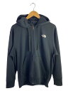 【中古】THE NORTH FACE◆SWEAT FULLZIP HOODIE_スウェット フルジップフーディ/L/ポリエステル/BLK【メンズウェア】