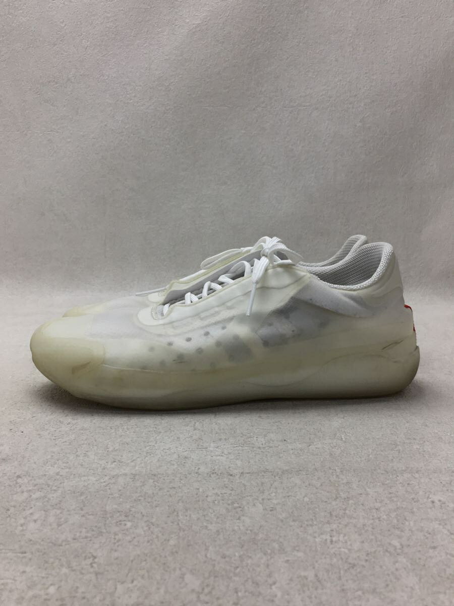 【中古】adidas◆PRADA X A+P LUNA ROSSA 21_プラダ X A+P ルナ ロッサ 21/25cm/WHT【シューズ】