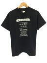 【中古】NEIGHBORHOOD◆Tシャツ/XS/コットン/BLK/プリント【メンズウェア】