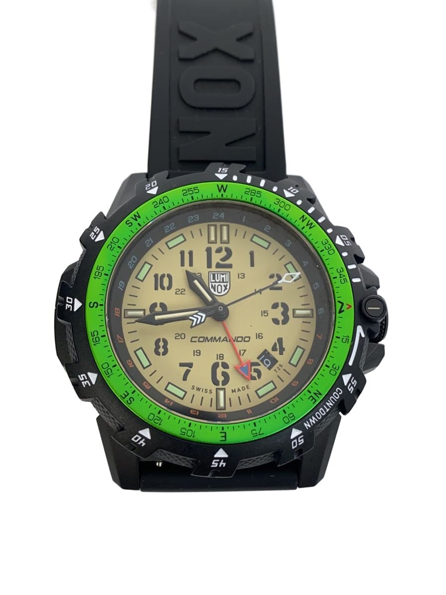 【中古】LUMINOX◆COMMAND RAIDER 3320 /アナログ/ラバー/ダイバーズ/ミリタリー/3320-1gbq//【服飾雑貨他】