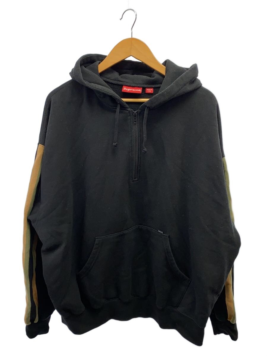 SUPREME シュプリーム 17AW Hooded Logo Half Zip Pullover フーデッド 