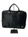 【中古】PORTER◆ブリーフケース/ナイロン/BLK/ハンドバッグ/PCケース/ビジネスバッグ【バッグ】