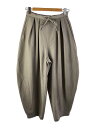 【中古】ETRE TOKYO◆キャバルリーツイルワイドパンツ /M/ポリエステル/BEG/1223120090-3【レディースウェア】