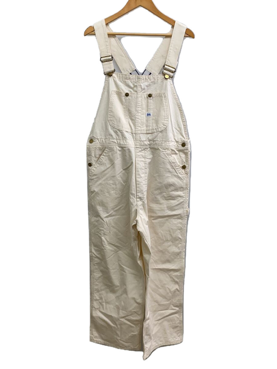 【中古】Lee◆LOW-BACK OVERALL/オーバーオール/M/コットン/IVO/LM7264【メンズウェア】