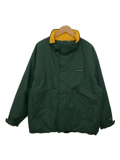 【中古】Columbia◆ダウンジャケット/XL/ナイロン/GRN/無地/PM0302【メンズウェア】 【中古】Columbia◆ダウンジャケット/XL/ナイロン/GRN/無地/PM0302【メンズウェア】