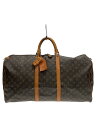 【中古】LOUIS VUITTON◆キーポル60_モノグラム・キャンバス_BRW/PVC/BRW【バッグ】