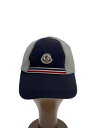 【中古】MONCLER◆キャップ/54/コットン/GRY/レディース//【服飾雑貨他】(4)