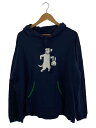 【中古】CUNE◆パーカー/3/コットン/ネイビー/dhfhd20nvy/垂れ耳犬/タグ付き【メンズウェア】(4)