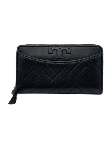 【中古】TORY BURCH◆ラウンドファスナー長財布/レザー/BLK/レディース//【服飾雑貨他】 【中古】TORY BURCH◆ラウンドファスナー長財布/レザー/BLK/レディース//【服飾雑貨他】