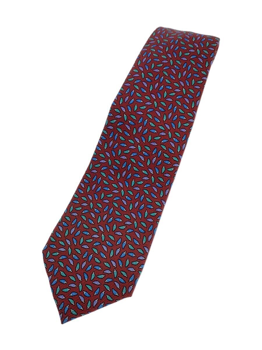 BVLGARI - 【中古】BVLGARI◆ネクタイ/シルク/BRD/総柄/メンズ【服飾雑貨他】