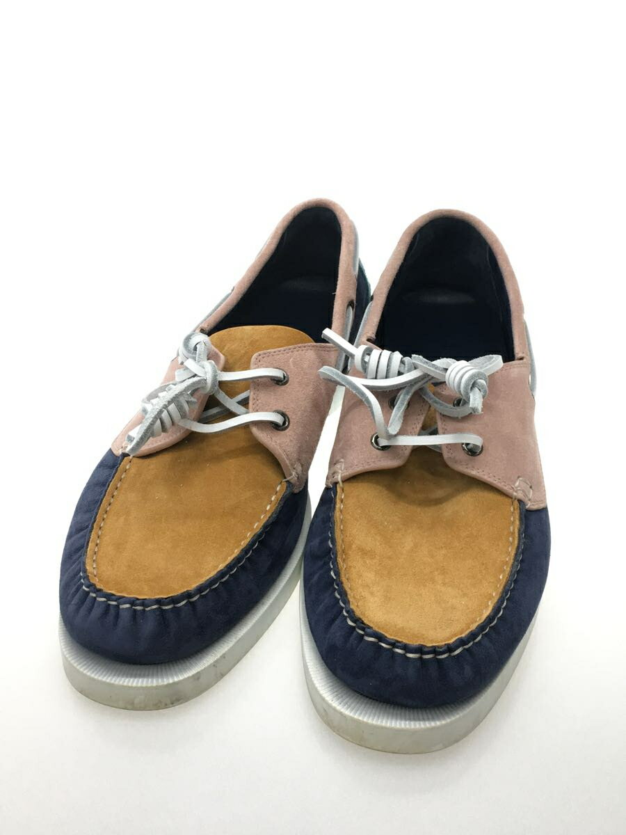 【中古】HERMES◆デッキシューズ/42/マルチカラー/スウェード【シューズ】 2