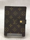 【中古】LOUIS VUITTON◆アジェンダPM_モノグラム_BRW/PVC/BRW/レディース【服飾雑貨他】