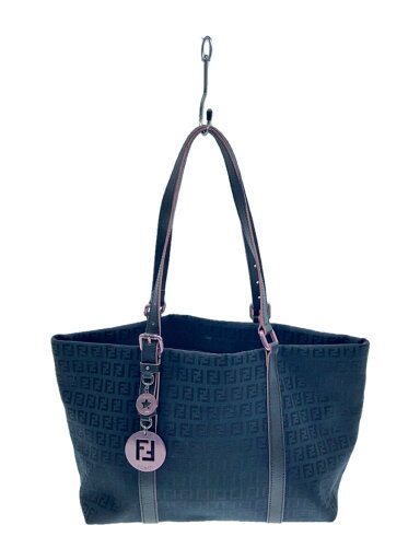 【中古】FENDI◆FENDI フェンディ トートバッグ/キャンバス/BLK/8BH215-HJE//【バッグ】 【中古】FENDI◆FENDI フェンディ トートバッグ/キャンバス/BLK/8BH215-HJE//【バッグ】