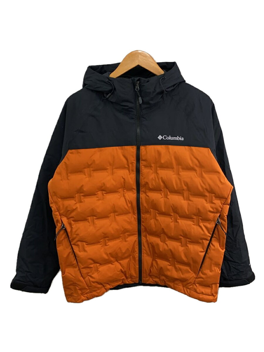 Columbia◆GRAND TREK II DOWN HOODED JACKET_グランドトレック 2 ダウン フーデッド/M