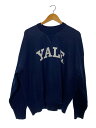 【中古】VICTIM◆VINTAGE KNIT YALE/セーター(薄手)/S/コットン/NVY/VTM-21-N-107【メンズウェア】