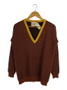 【中古】PLAN C◆Vネックニット・セーター(厚手)/38/コットン/BRW/MVCMA02K00FC001【メンズウェア】(4)