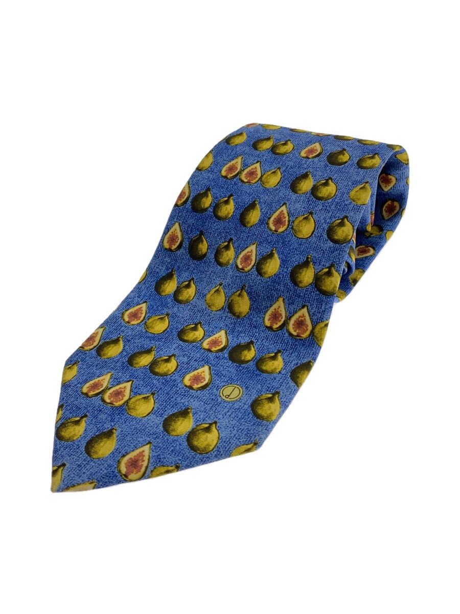 DUNHILL - 【中古】dunhill◆ネクタイ/シルク/BLU/総柄/メンズ【服飾雑貨他】