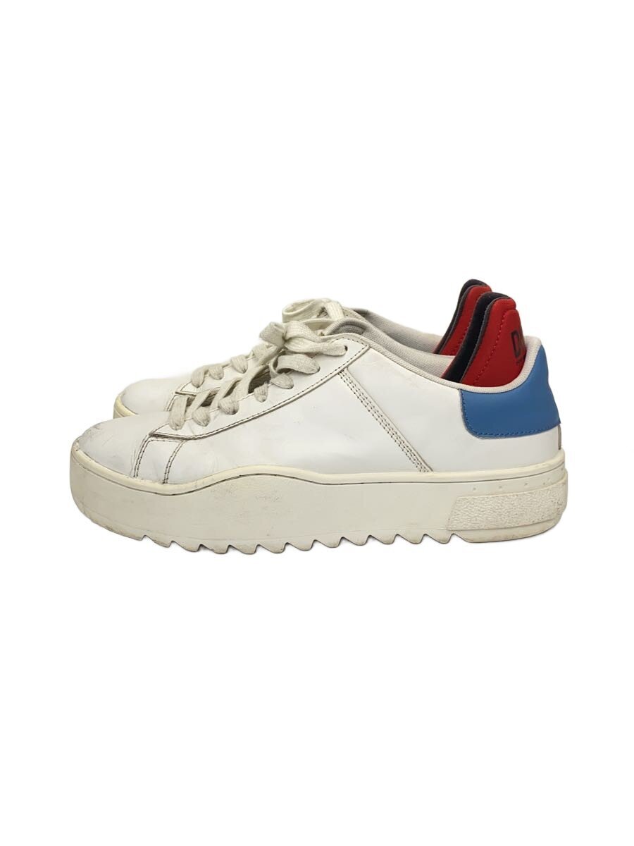 【中古】DIESEL◆ローカットスニーカー/27cm/WHT/レザー【シューズ】