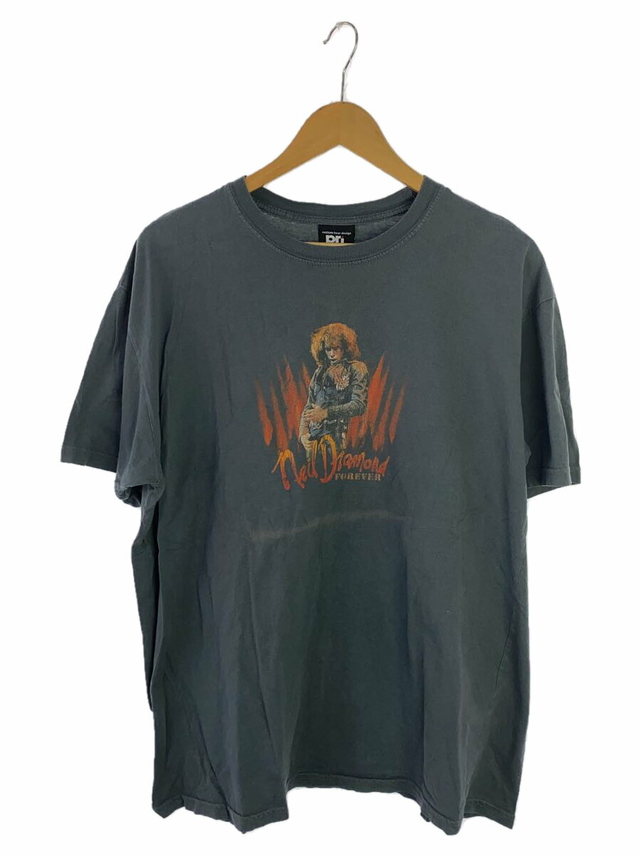 【中古】Tシャツ/XL/コットン/GRY//【メンズウェア】